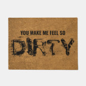 Funny Rude Sprichwort Imitats Coir Fußmatte (Vorderseite)