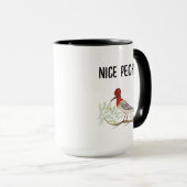 Funny Rude Woodpecker, Birdwatch Nice Pecker Tasse (VorderseiteRechts)