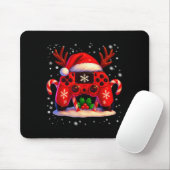 Funny Rudolph Game Controller Christmas Xmas Boy K Mousepad (Mit Mouse)