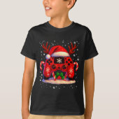 Funny Rudolph Game Controller Christmas Xmas Boy K T-Shirt (Vorderseite)