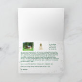 Funny Rudolph Oh Deer Wir haben 3 Fotos Collage ve Karte (Innenseite)