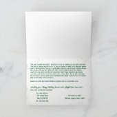 Funny Rudolph Oh Deer Wir haben 5 Fotos verschoben Karte (Innenseite)