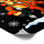 Funny Rudolph Reindeer Pjs Pajamas Christmas Men W Poster (Ecke)