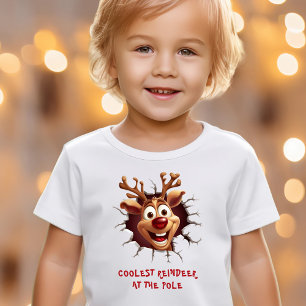 Funny Rudolph Reindeer Weihnachtsname Text T-Shirt