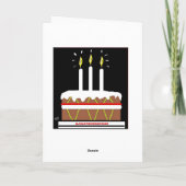 FUNNY RUGBY BIRTHDAY CARD KARTE (Rückseite)