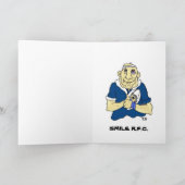 FUNNY RUGBY BIRTHDAY CARD KARTE (Innenseite)