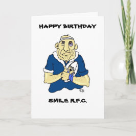 FUNNY RUGBY BIRTHDAY CARD KARTE