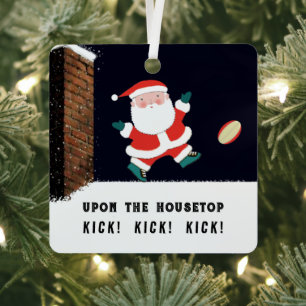 Funny Rugby Collectible Keramik Ornament Aus Metall