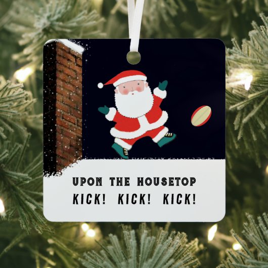 Funny Rugby Collectible Keramik Ornament Aus Metall (InSitu)