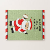 Funny Rugby Holiday Gift Jigsaw Puzzle (Horizontal)