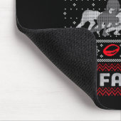Funny Rugby O Scrum All Ye Faithful Ugly Merry Chr Mousepad (Ecke)