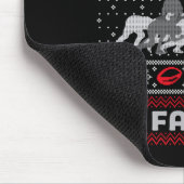 Funny Rugby O Scrum All Ye Faithful Ugly Merry Chr Mousepad (Ecke)