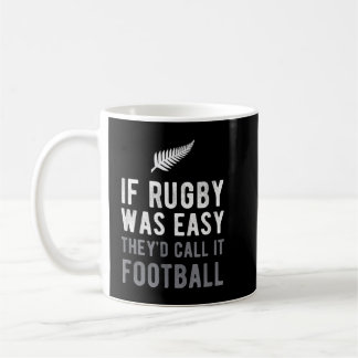 Funny Rugby Silver Fern Football Neuseeland NZ Sp Kaffeetasse