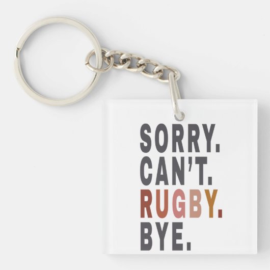 Funny Rugby Weekender , für Rugby Mama, Geschenk I Schlüsselanhänger (Vorderseite)