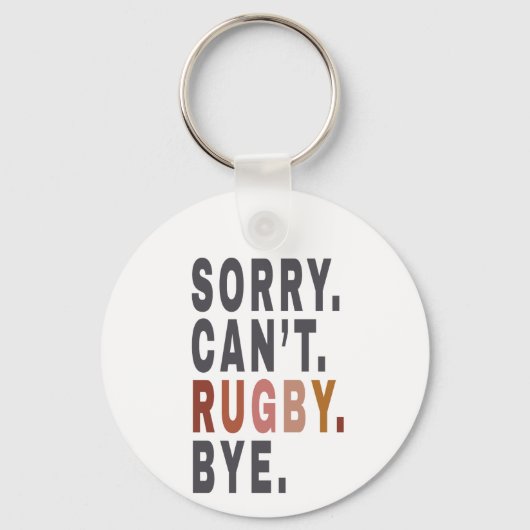 Funny Rugby Weekender , für Rugby Mama, Geschenk I Schlüsselanhänger (Vorderseite)
