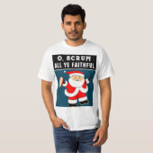 Funny Rugby Weihnachts-T - Shirt (Vorne ganz)