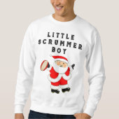 Funny Rugby Weihnachtsfeiertag Sweatshirt (Vorderseite)