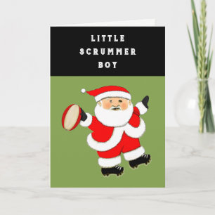 Funny Rugby Weihnachtskarten Feiertagskarte