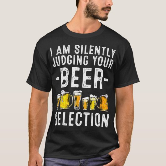 Funny ruhig beurteilen Ihre Biergeschenke Coole Ku T-Shirt (Vorderseite)