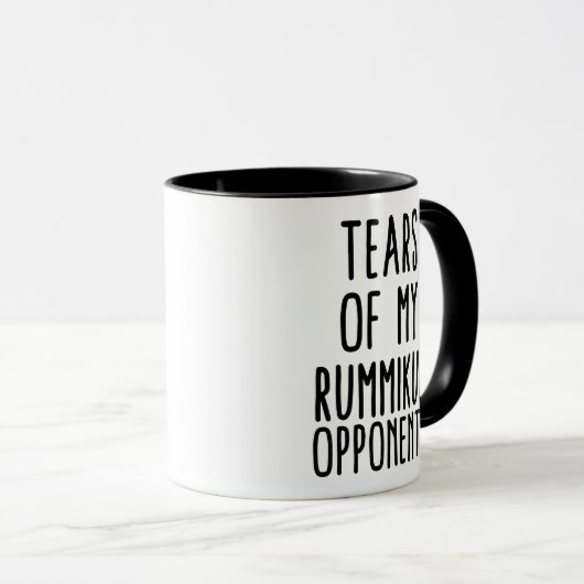 Funny Rummikub Player Gift Mug Tasse (VorderseiteRechts)