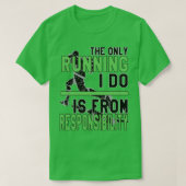 Funny Run, grün T-Shirt (Design vorne)