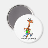 Funny Run Magnet (Vorderseite/Rückseite)