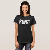 Funny Rungry Runner Slogan Running T-Shirt (Vorne ganz)