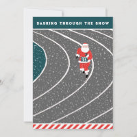 Funny Runner Holiday Cards