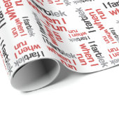 Funny Runner - I FARTlek wenn ich laufe © Geschenkpapier (Rolleneckpunkt)