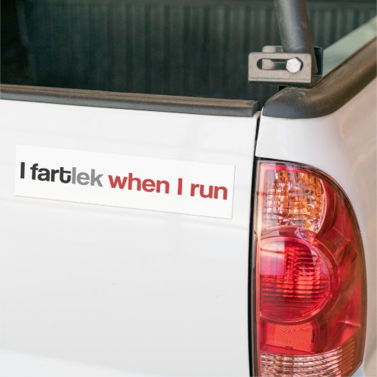 Funny Runner I FARTlek, wenn ich laufen © Autoaufk Autoaufkleber (Auf Lkw)