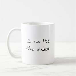 Funny Runner Kaffeetasse
