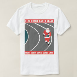 Funny Runner Racing Weihnachts-T - Shirt