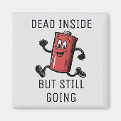 Funny Running Battery Magnet (Vorne)