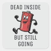 Funny Running Battery Sticker Set (Vorderseite)