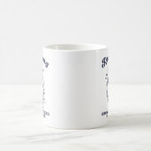 Funny Running Because Murder Is Wrong Retro 11oz Kaffeetasse (Mittel)