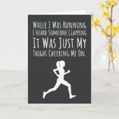 Funny Running Cards Cross Country Runner Sports XC Karte (Gelbe Blume)