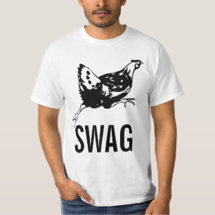 Funny Running Chicken Swag Shirt