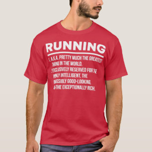 Funny Running Definition Marathon Runner Geschenke T-Shirt