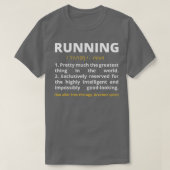 Funny Running Definition Noun Runner Track Field G T-Shirt (Design vorne)