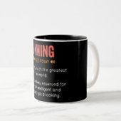 Funny Running Definition Zweifarbige Tasse (VorderseiteRechts)