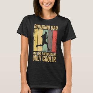 Funny Running for Men Vater Marathon Runner Coach T-Shirt