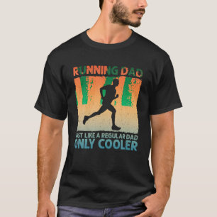 Funny Running for Men Vater Marathon Runner Coach T-Shirt