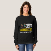 Funny Running Geschenk Halbmarathon Ultra Runner R Sweatshirt (Vorne ganz)
