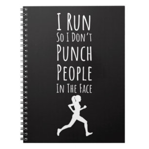 Funny Running Geschenke für Runners Frauen ihr Fra Notizblock