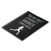 Funny Running Geschenke Modernes Niedliches Triath Notizblock (Linke Seite)