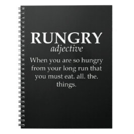 Funny Running Geschenke Runner Sprichwort Marathon Notizblock