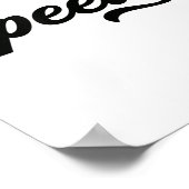Funny Running Geschenke Speedy , Uni-Erwachsene, B Poster (Ecke)
