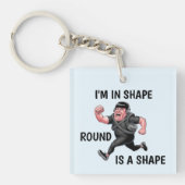 Funny Running Man Schlüsselanhänger (Vorderseite)