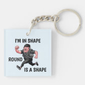 Funny Running Man Schlüsselanhänger (Rückseite)