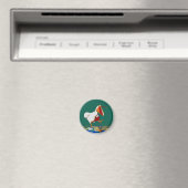 Funny Running Pelican Magnet (In Situ (Geschirrspüler))
